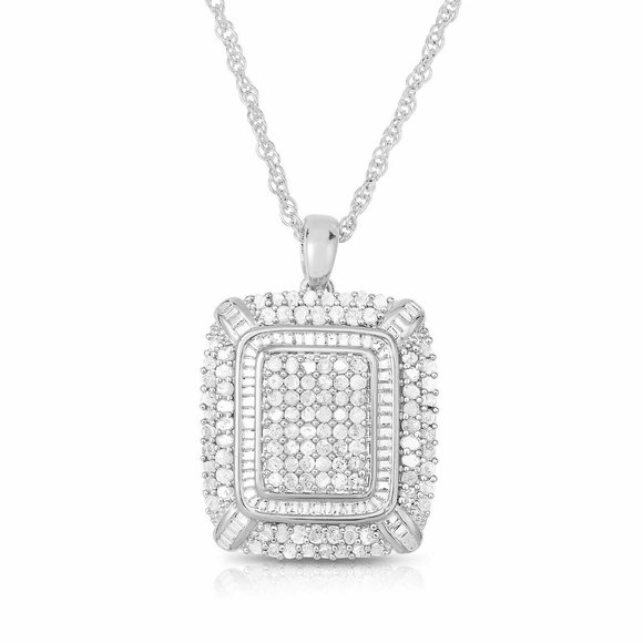 Natalia Drake 2 Cttw Diamond White Gold Plated - Picture 4 of 12